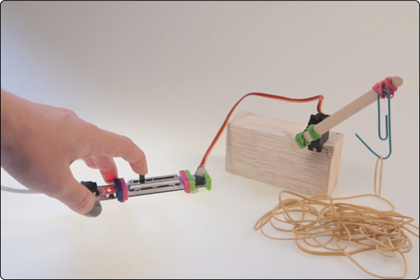 littleBits - mobilný žeriav