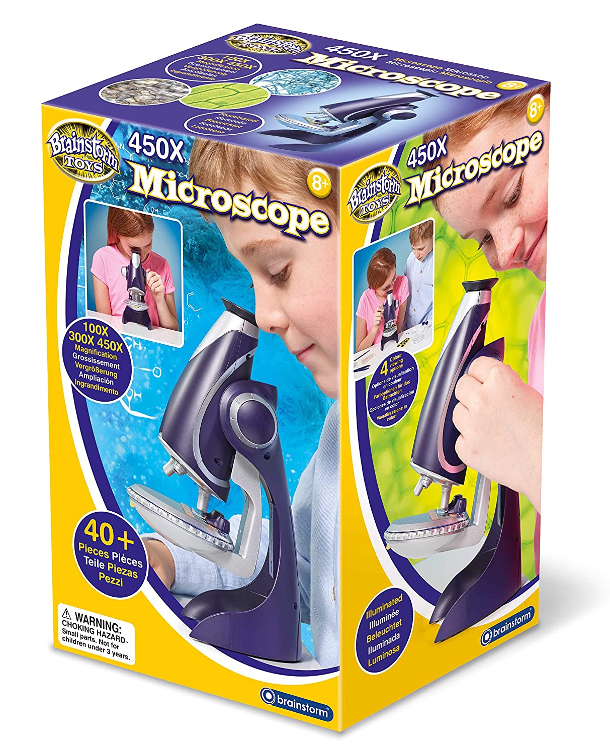 Mikroskop - zväčšenie 450x