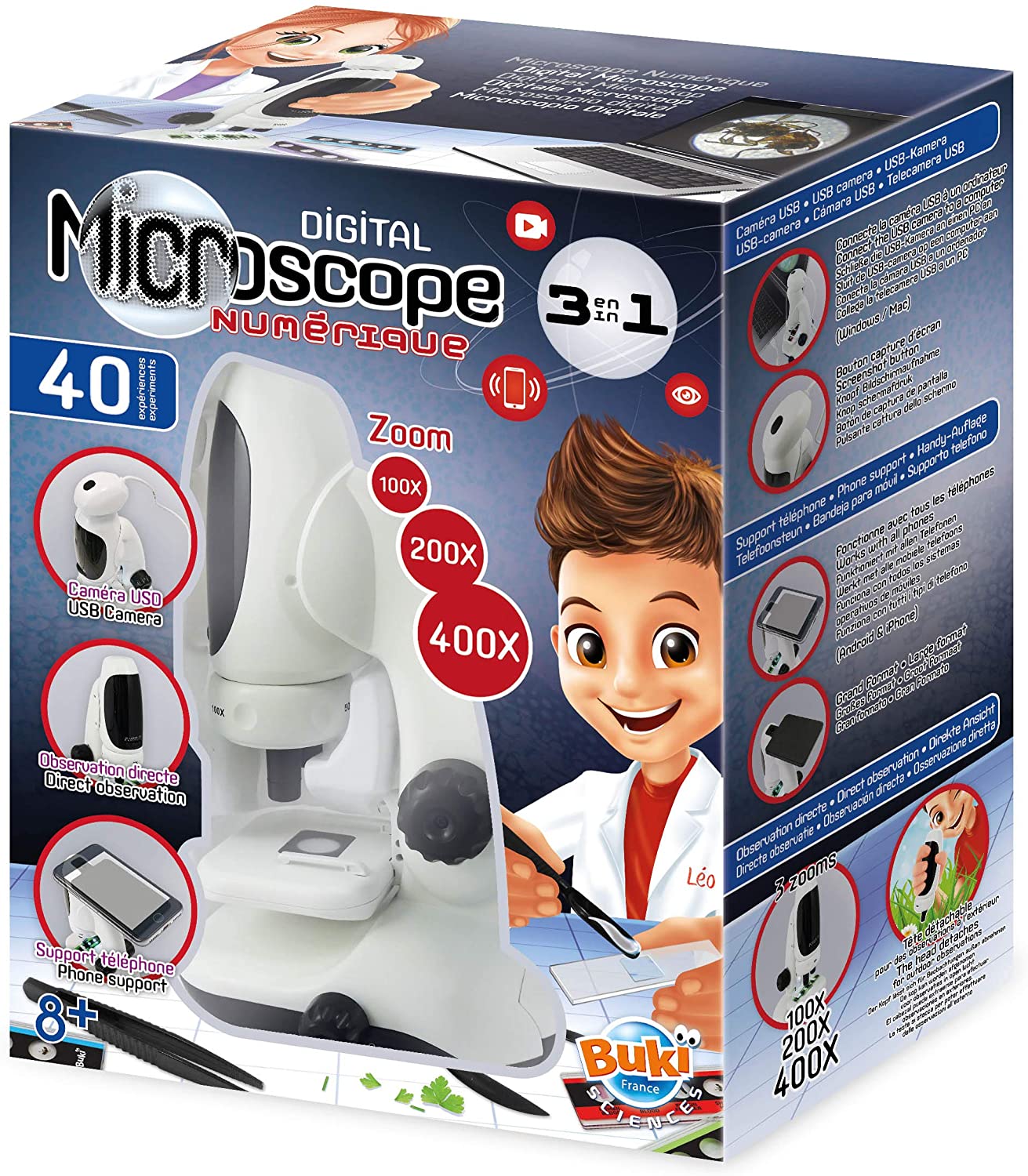 Digitálny mikroskop - 3 v 1