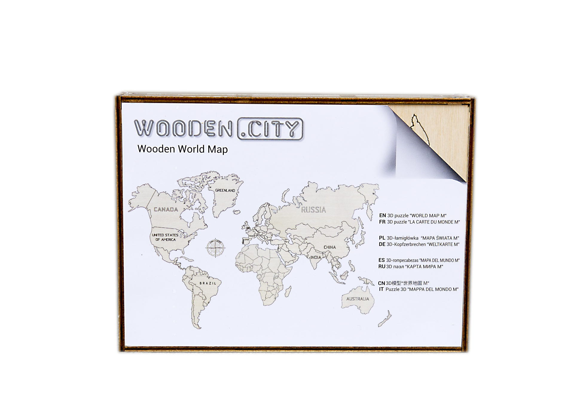 woodencity - world map XL