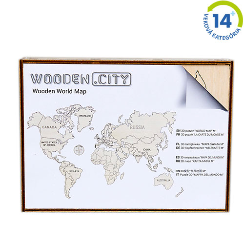 woodencity - world map XL